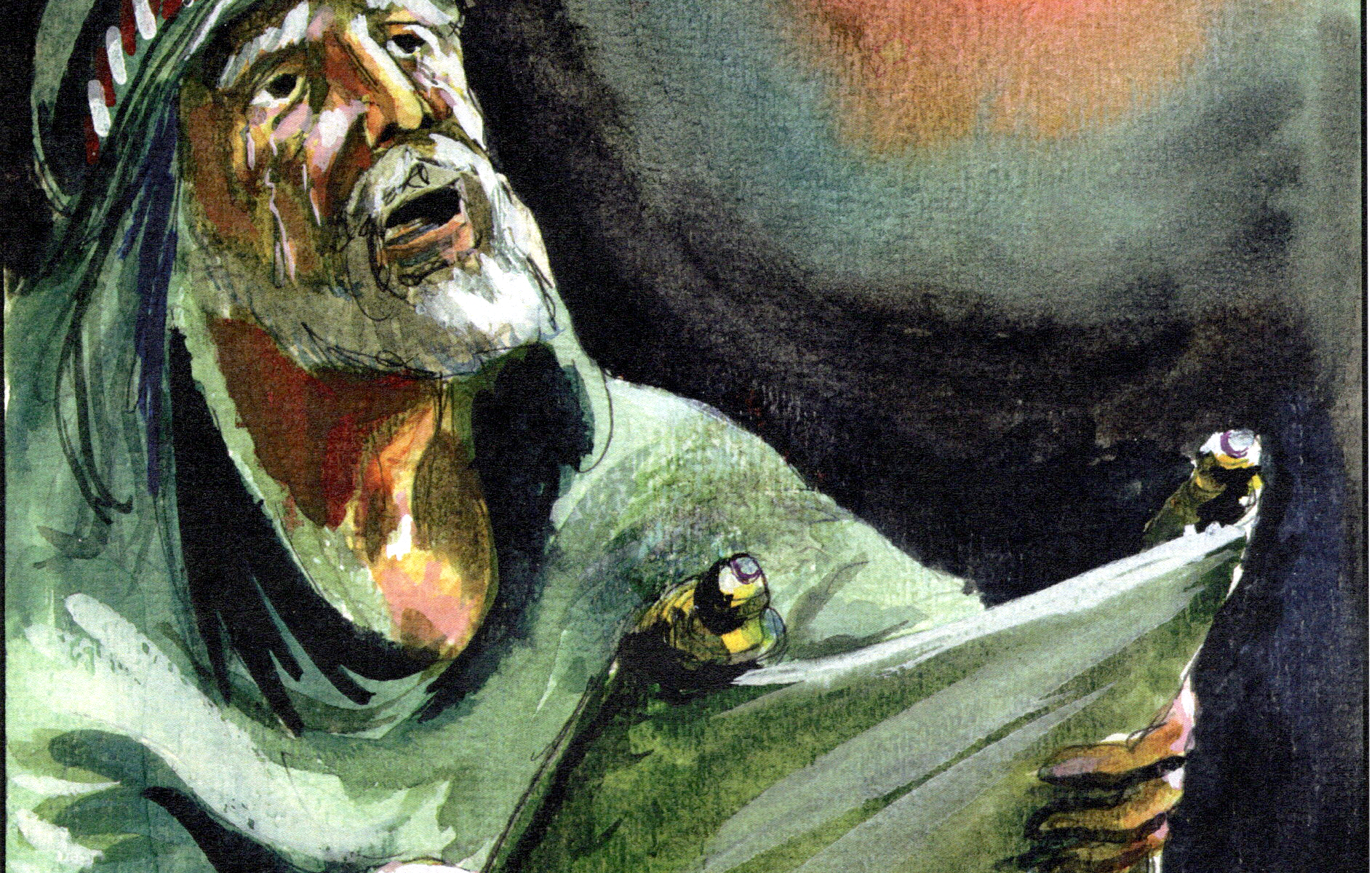 Oil painting by Dr. Peter Ruckman